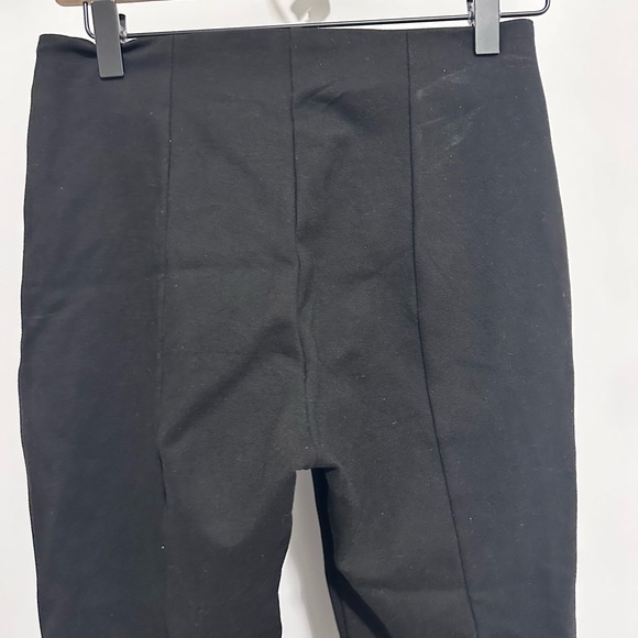 Quince Black Ankle-Length Ultra-Stretch Ponte Pintuck Ankle Pants - Picture 7 of 8